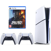 PS5 Slim 1 TB Paket mit Call of Duty OPS 7 und zusätzlichem Controller
